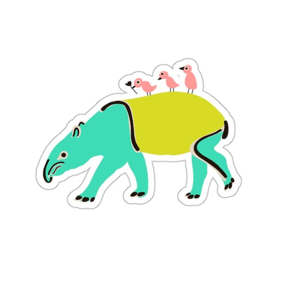 Tapir Sticker - Bright and fun tapir