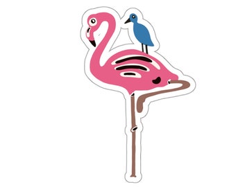 Pink Flamingo Sticker - Fun Animal Sticker