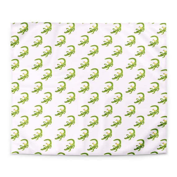 Gator Crossing Duvet Cover | Whimsical Alligator Bedding