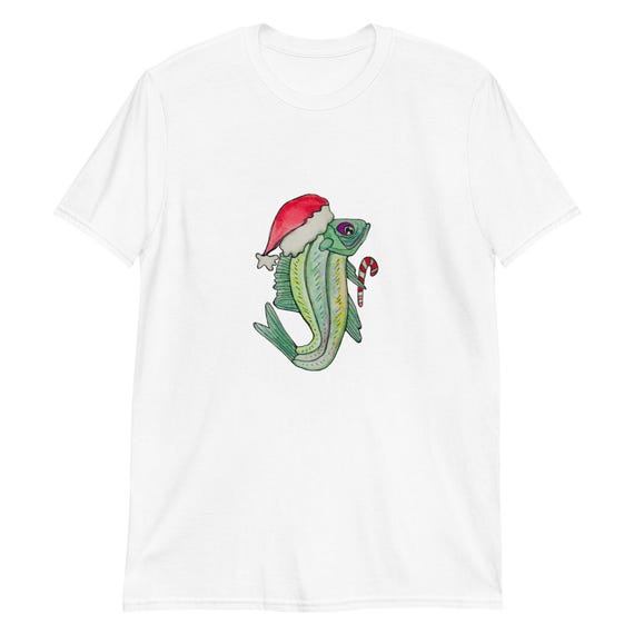 Christmas Santa Fish Shirt: Family Matching Holiday Tee