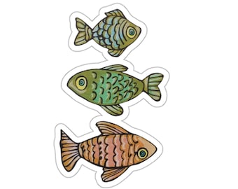 Fish Sticker for Journal Sticker / A Little Help Here & Catfish / Jojo ...