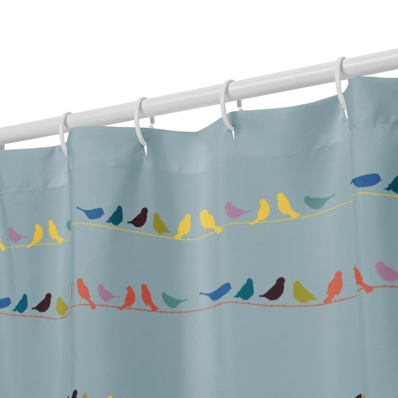 Birds on a Wire Shower curtain