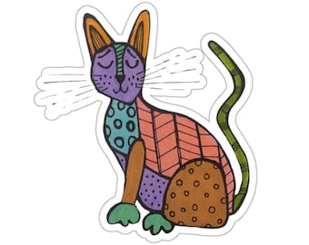 Corduroy Cat Sticker