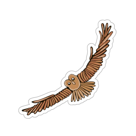 Flying Owl Sticker