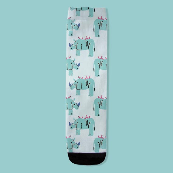 Rhino Socks By Jrouxart