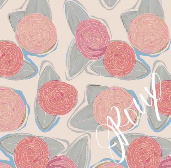 Rose Duvet Cover, Light Pink Floral Bedding, Soft Romantic Comforter Cover, Feminine Bedroom Decor
