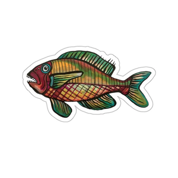 Ferocious Fish Sticker