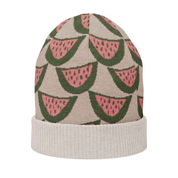 Watermelon Knit Beanie – Sweet & Cozy