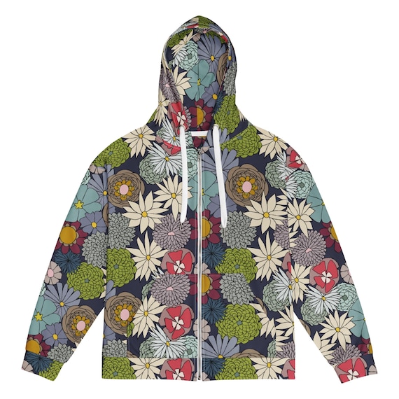 Autumn Bloom Society Unisex zip hoodie