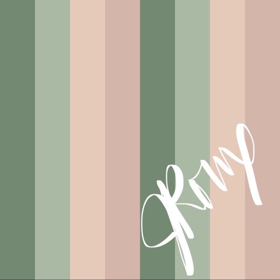 Preppy Striped Microfiber Duvet Cover: Modern Pink and Green Ombré Bedding