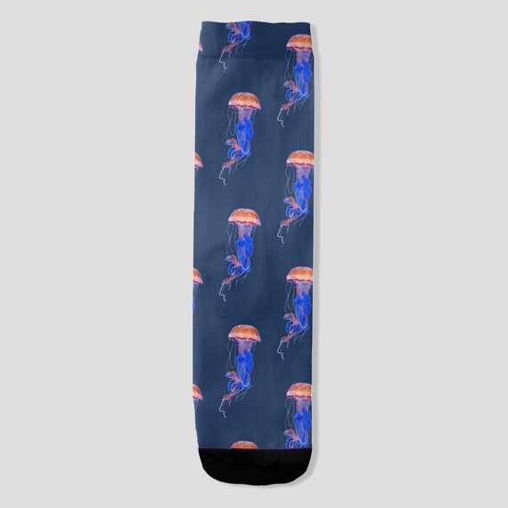 Jellyfish Socks by Jrouxart