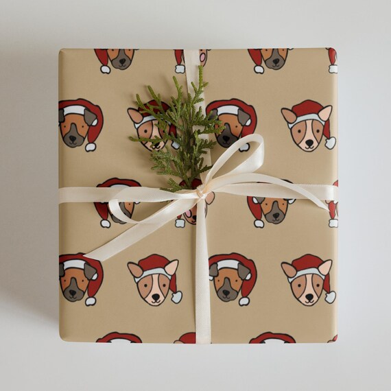 Christmas Dogs Wrapping paper sheets