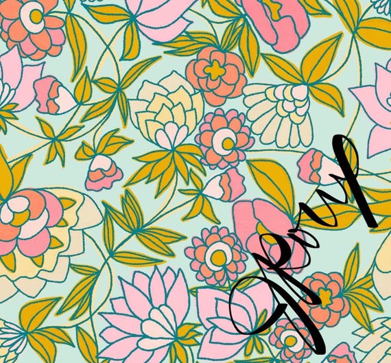 Floral Microfiber Duvet Cover: Spring Garden Bedding Set