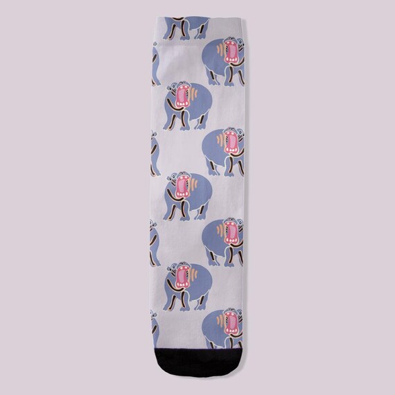 Hippopotamus Socks By Jrouxart