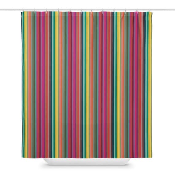 Carnival Candy Stripe Shower Curtain