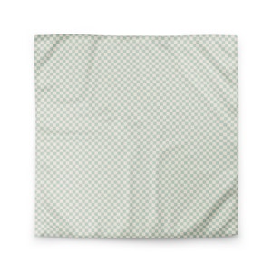 Housse de couette en microfibre à carreaux, ivoire et vert écume, décoration de chambre à coucher, parure de lit, textiles de maison, lit simple queen-size king size