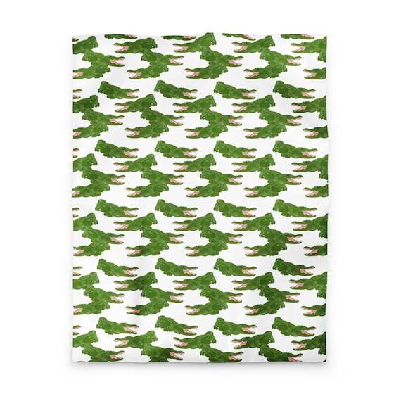 Gator Crossing Duvet Cover | Whimsical Alligator Bedding