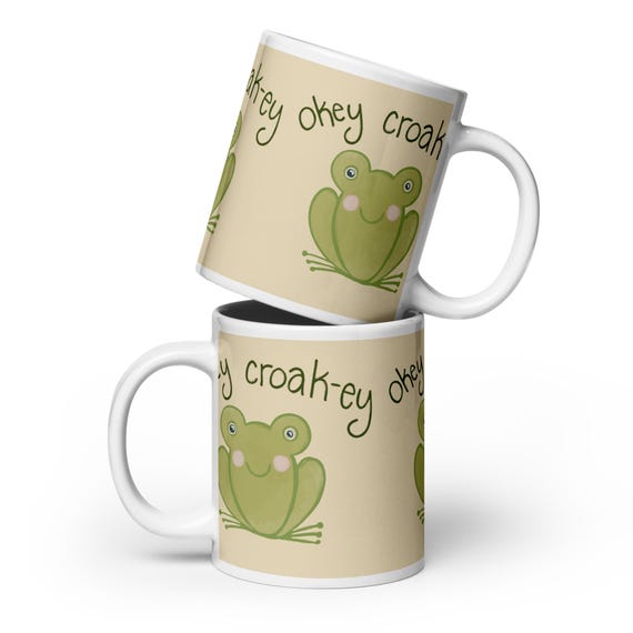 Okey Croak-ey Frog Mug