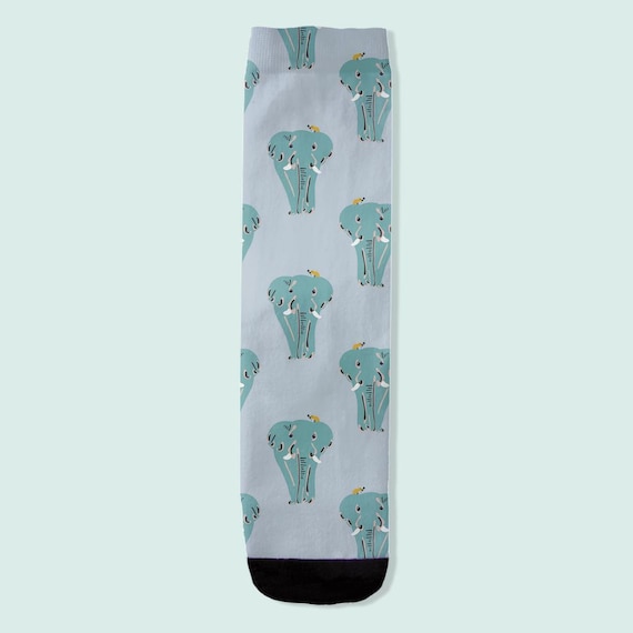 Elephant Socks By Jrouxart