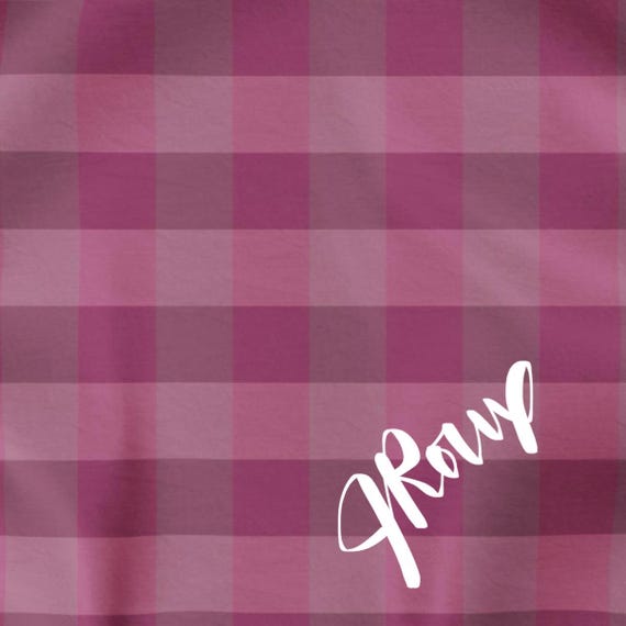 Plaid Duvet Cover, Magenta Pink Bedding, Bold Check Comforter Cover, Preppy Bedroom Decor
