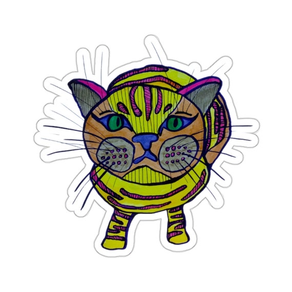 Grumpy Cat Sticker / A Must-Have for Animal Lovers /Stick it Anywhere for a Good Laugh!