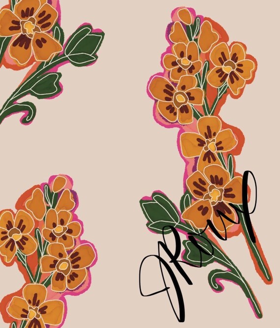 Pretty Pansies Duvet Cover, Twin Queen King Size Flower Bedding