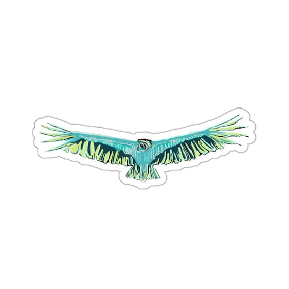 California Condor Bird Sticker: Wildlife Art Decal