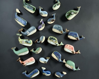 Handgefertigte Porzellan-Magnete: Bunte Kühlschrank-Dekoration