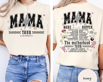 Motherhood Tour T-shirt, Funny Shirt Gift for Mom, New Mom Humor, Comfort Colors 1717, Mom Life Tee, Mother's Day, Mom Birthday Present