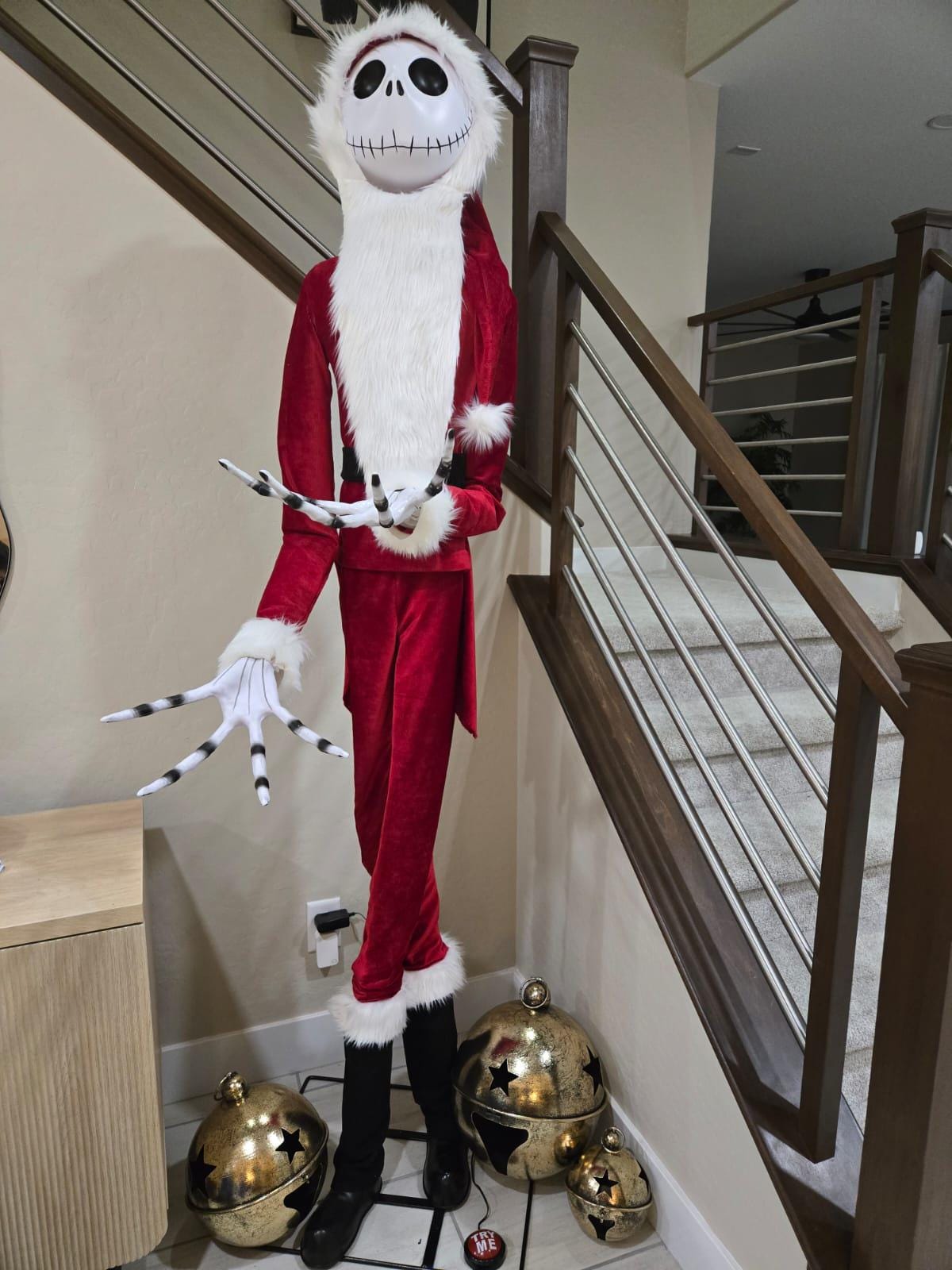Santa Claus FULL COSTUME for Jack Skellington Animatronic