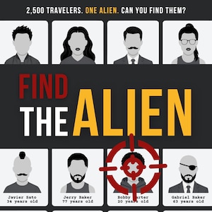 Encuentra el alienígena: Rompecabezas de lógica, Libro de rompecabezas con imágenes, Juego de misterio y detective, Juegos de fiesta imprimibles, Regalo para amantes de los rompecabezas, Descarga digital