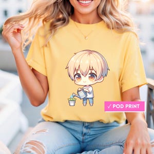 Cute Chibi Introvert Character PNG Stickers