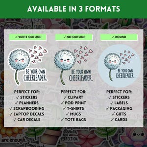 Watercolor Botanical Empowerment Stickers