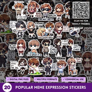 Relatable Expression And Reaction Stickers