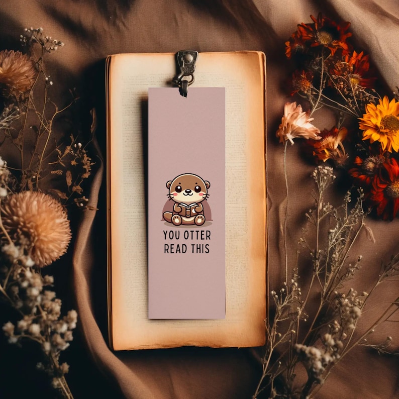 Animal Pun Quote Bookmark