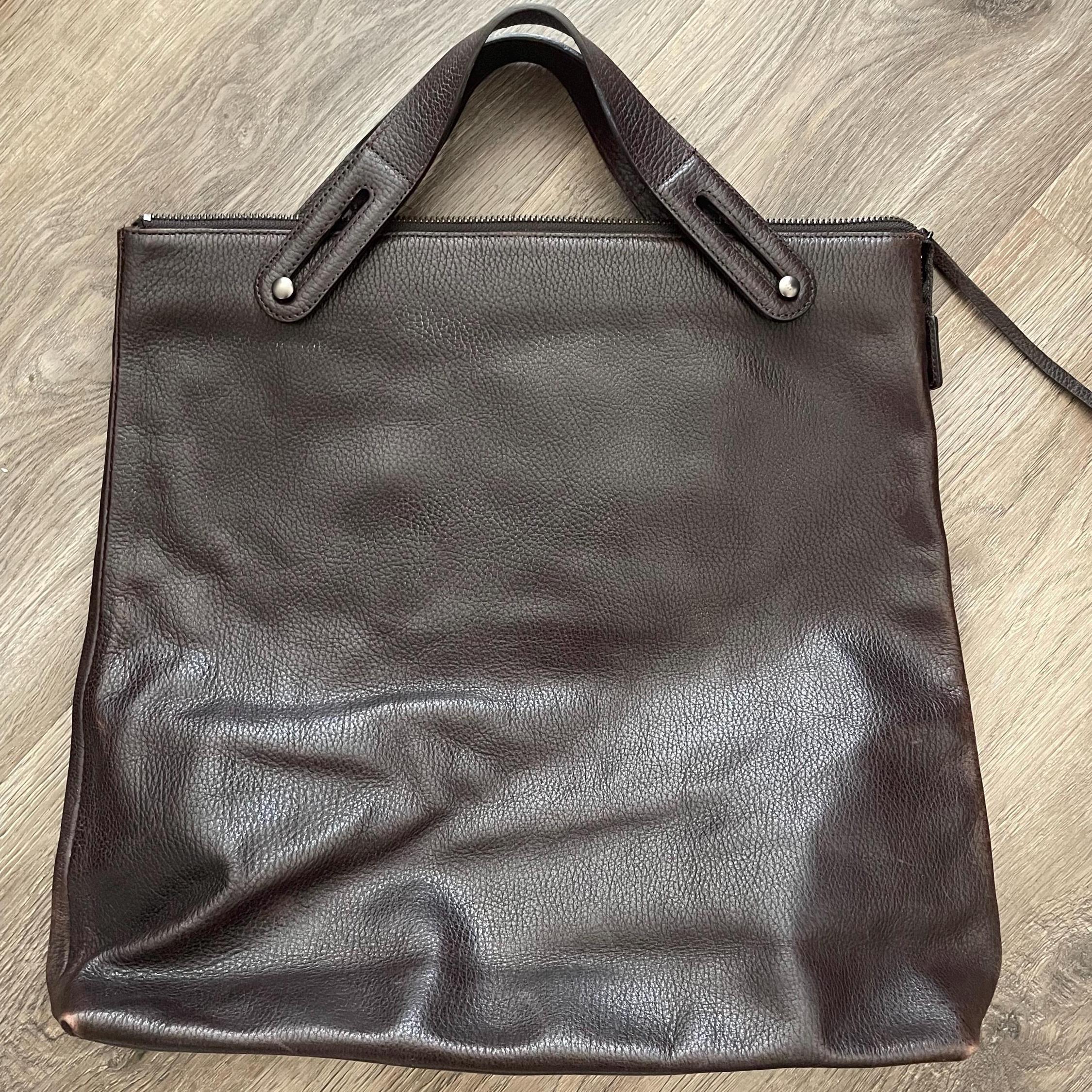 Vintage Leather Banana Republic Bag - Etsy