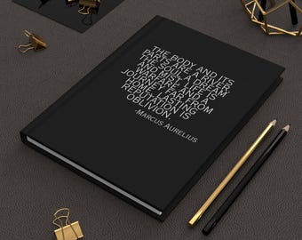 Marcus Aurelius Quote Hardcover Journal