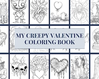Love Is a Little Dead: Gothic Valentine Coloring Pages