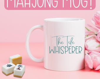 Mahjong Coffee Mug | Mahjong Gift for Women | Funny Mahjong Mug | Mahjong Player Gift | Game Night Gift | Mahjong Lover Cup