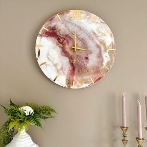 Wall Art,Wall Clock,Handmade Clock,Resin Wall Clock,Epoxy Wall Clock,Resin Art,Epoxy Art,Home Decor,epoxy clock,resin clock,