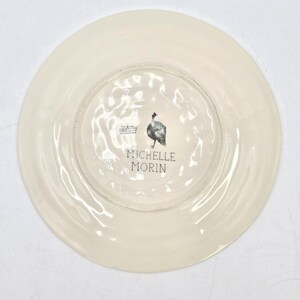Anthropologie Evenings in Quito Hummingbird & Poppy Flower Plate Michelle Morin image 3