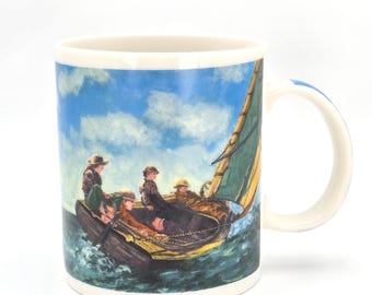 Winslow Homer Sailing Art Starbucks Mug | Chauler Masters Collection Style