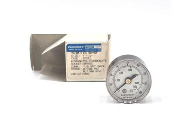 Ashcroft 1005 Commercial Pressure Gauge Model 15W1005 H 01B NIB NOS USA