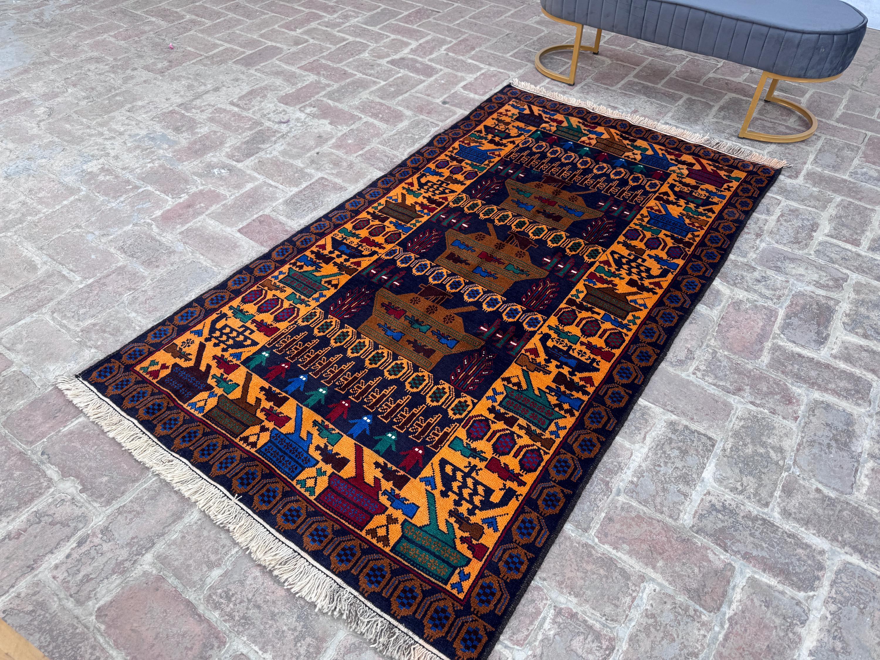ラグ・カーペット Baluch holzin rug ラグ・カーペット Baluch holzin rug ヴィンテージラグ