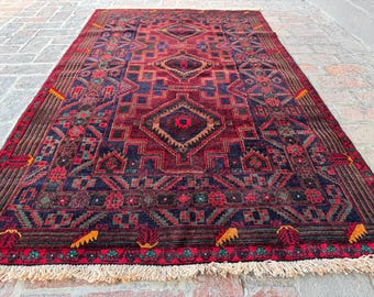 Baloutche Tapis oriental 92x66 cm – Tissé à la main, pièce unique (ID 207542) | Nain Trading