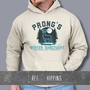 James Potter Merch Winter Sweatshirt Hirsch Patronus Fantasy Fan Geschenk Buch Liebhaber Magische Geschöpf Kleidung Unisex Potterhead Teen Winter Wear