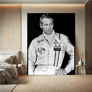 Vintage Paul Newman photography - retro art deco - Paul Newman photo print - stylish old Hollywood posters - gift ideas