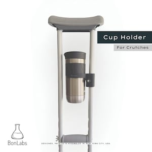Mobility cup holder / mobility  Coffee Cup Holder / mobility cup holder / mobily cup holder / mobility travel mug / crutches cup holder
