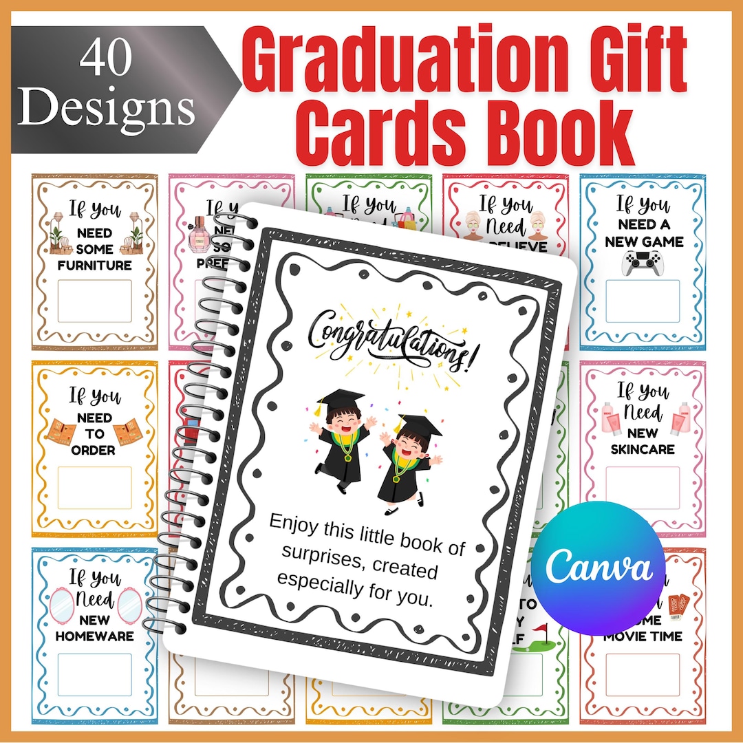 Editable Graduation Gift Card Template, Graduation Gift Card Holder ...