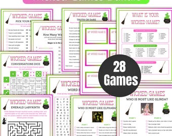 28 Wicked Games Bundle – Adult Party Printable Games, Instant Download PDF, Fun Party Activities for Friends, Couples & Game Nights